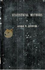 STATISTICAL METHODS FOURTH EDITION 1948 PDF电子版封面 GEORGGE W.SNEDECOR