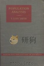 POPULATION ANALYSIS FIRST EDITION（1948 PDF版）