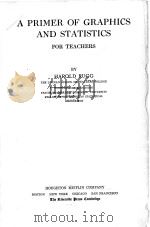 A PRIMER OF GRAPHICS AND STATISTICS FOR TEACHERS（ PDF版）