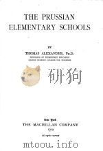 THE PRUSSIAN ELEMENTARY SCHOOLS（1919 PDF版）