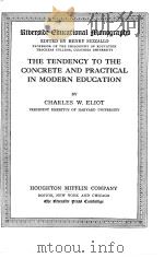EDUCATION FOR EFFICIENCY AND THE NEW DEFINITION OF THE CULTIVATED MAN（1909 PDF版）