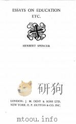 ESSAYS ON EDUCATION ETC.（1946 PDF版）