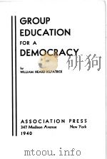 GROUP EDUCATION FOR A DEMOCRACY（1940 PDF版）
