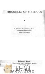 PRINCIPLES OF METHODS（1936 PDF版）