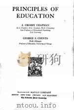 PRINCIPLES OF EDUCATION（ PDF版）