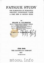 FATIGUE STUDY（1919 PDF版）