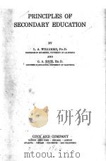 PRINCIPLES OF SECONDARY EDUCATION（1927 PDF版）