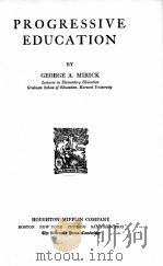 PROGRESSIVE EDUCATION（1923 PDF版）