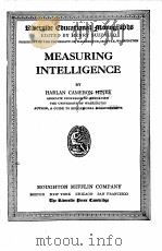MEASURING INTELLIGENCE（1923 PDF版）