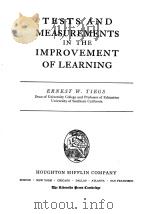 TESTS AND MEASUREMENTS IN THE IMPROVEMENT OF LEARNING（1939 PDF版）