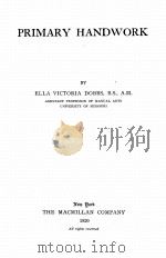 PRIMARY HANDWORK（1920 PDF版）
