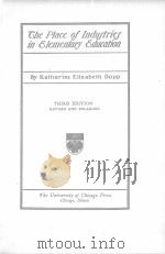 THE PLACE OF INDUSTRIES IN ELEMENTARY EDUCATION THIRD EDITION（1920 PDF版）