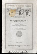 EXPERIMENTAL RESEARCH IN EDUCATION（ PDF版）
