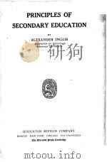 PRINCIPLES OF SECONDARY EDUCATION（ PDF版）