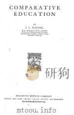 COMPARATIVE EDUCATION（1933 PDF版）