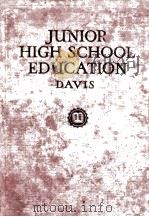 JUNIOR HIGH SCHOOL EDUCATION（1926 PDF版）