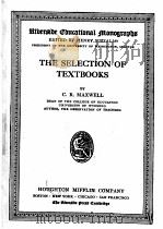 THE SELECTION OF TEXTBOOKS（1921 PDF版）