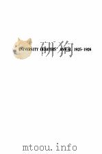 UNIVERSITY DEBATERS‘ANNUAL 1925-1926（ PDF版）