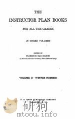 THE INSTRUCTOR PLAN BOOKS FOR ALL THE GRADES VOLUME Ⅱ（1926 PDF版）