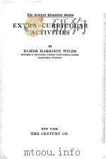 EXTRA-CURRICULAR ACTIVITIES 1926 PDF电子版封面