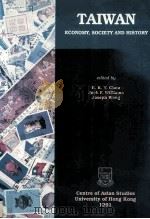 TAIWAN ECONOMY SOCIETY AND HISTORY 1991 PDF电子版封面