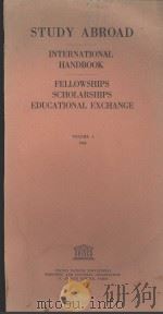 STUDY ABROAD:INTERNATIONAL HANDBOOK VOLUME 1（1948 PDF版）