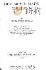 OUR MOVIE MADE CHILDREN（1935 PDF版）