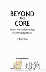 BEYOND THE CORE PDF电子版封面 CHPIS ZOOK著