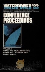 WATERPOWER'83 VOLUME 1 PDF电子版封面