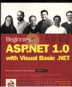Beginning ASP.NET 1.0 with Visual Basic .NET PDF电子版封面 1861007337