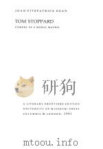 TOM STOPPARD:COMEDY AS A MORAL MATRIX（1981 PDF版）