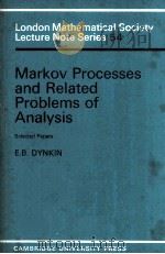 London Mathematical Society Lecture Note Series 54  Markov Processes and Related Problems of Analysi（ PDF版）