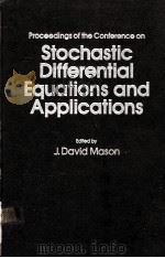 Proceedddings Of the Conference on Stochastic Differential Equations and Applications（ PDF版）