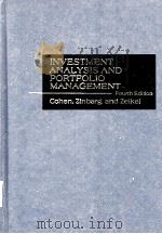 Investment Analysis and Portfolio Management PDF电子版封面 0256025010 JEROME B.COHEN EDWARD D.ZINBA