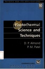 Photothermal Sciemce and Techniques DARRYL ALMOND PDF电子版封面 PRAVIN PATEL