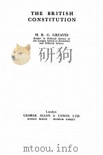 THE BRITISH CONSTITUTION（1955 PDF版）