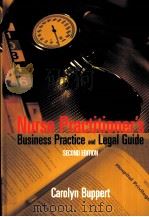 NURSE PRACTITIONER'S BUSINESS PRACTICE AND LEGAL GUIDE SECOND EDITION PDF电子版封面 0763733415 CAROLYN BUPPERT著