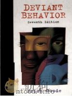 DEVIANT BEHAVIOR SEVENTH EDITION PDF电子版封面 9780131850521 ERICH GOODE著