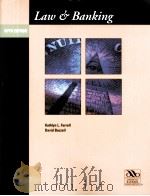 LAW AND BANKING FIFTH EDITION PDF电子版封面 9780899825724 KATHLYN L.FARRELL DAVID BUZZE