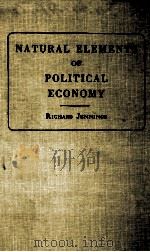 NATURAL ELEMENTS OF POLITICAL ECONOMY 1969 PDF电子版封面