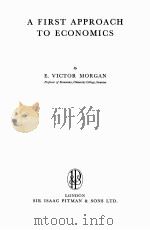 A FIRST APPROACH TO ECONOMICS（1963 PDF版）