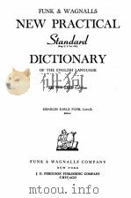 FUNK & WAGNALLS NEW PRACTICAL STANDARD DICTIONARY OF THE ENGLISH LANGUAGE（ PDF版）