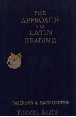 THE APPROACH TO LATIN READING 1960 PDF电子版封面