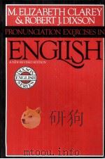 PRONUNCIATION EXERCISES IN ENGLISH REVISED EDITION 1963 PDF电子版封面