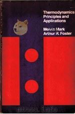 Thermodynamics Principles and Applications（ PDF版）
