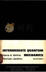INTERMEDIATE QUANTUM MECHANICS  SECOND EDITION（ PDF版）