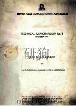 TECHNICAL MEMORANDUM No.6  GEAR MEASUREMENT（ PDF版）