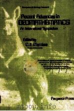 Recent Aduances in GEOMATHEMATICS AN INTERNATIONAL SYMPOSIUM（ PDF版）