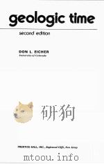 geologic time second edition PDF电子版封面 0133524922 DON L.EICHER