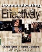 COMMUNICATING EFFECTIVELY EIGHTH EDITION PDF电子版封面 0073252018 RICHARD L.WEAVER著